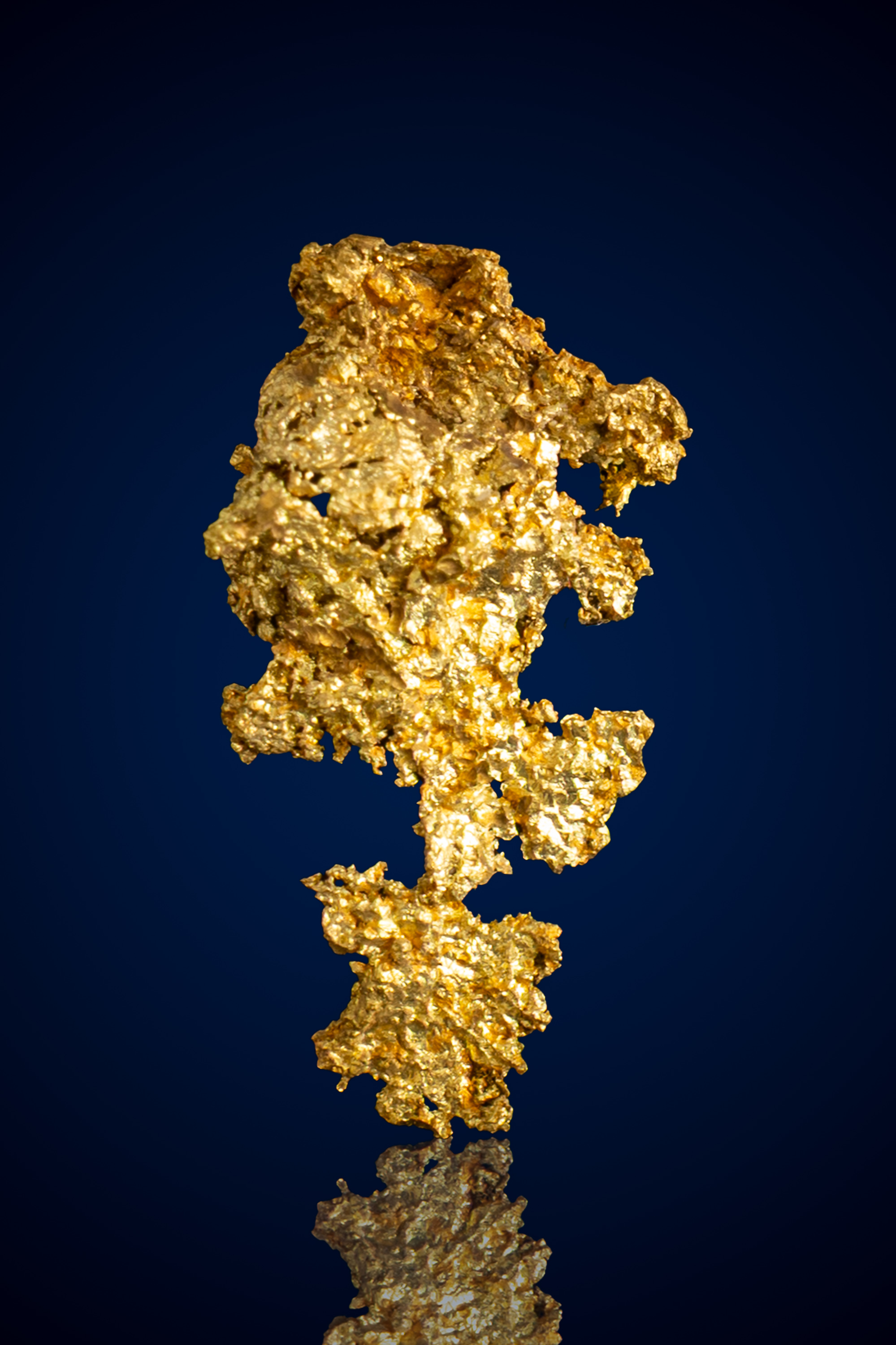 (image for) Sparkling, Unique Natural Gold Specimen - Oriental Mine, CA - 0.81 grams